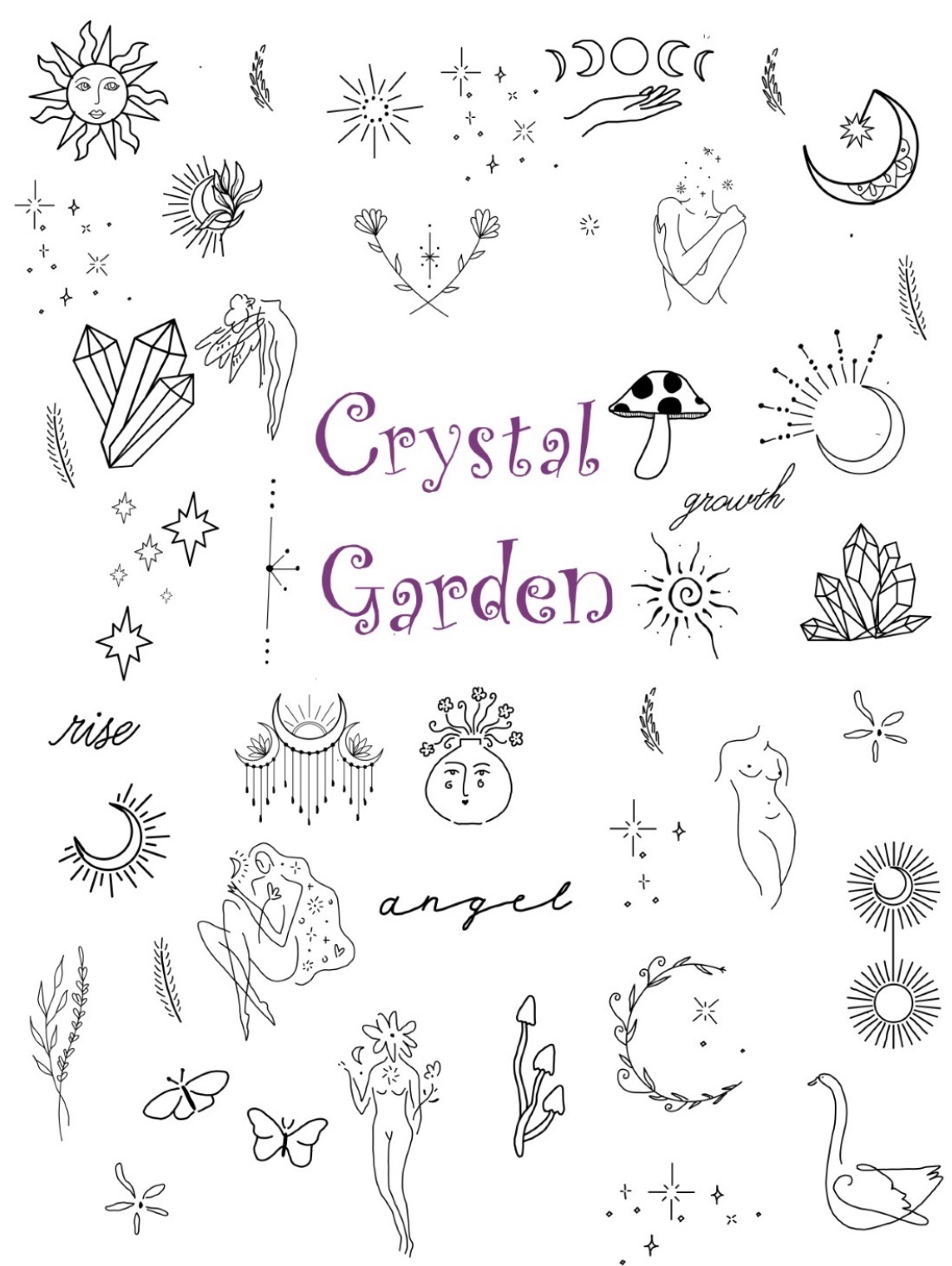 Crystal Garden flash sheet
