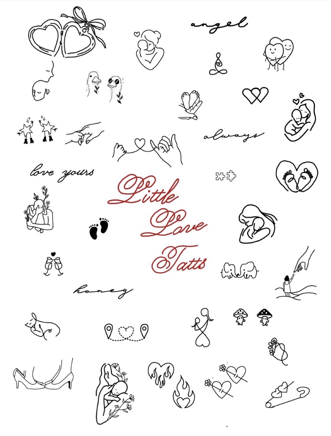Little Love Tatts flash sheet