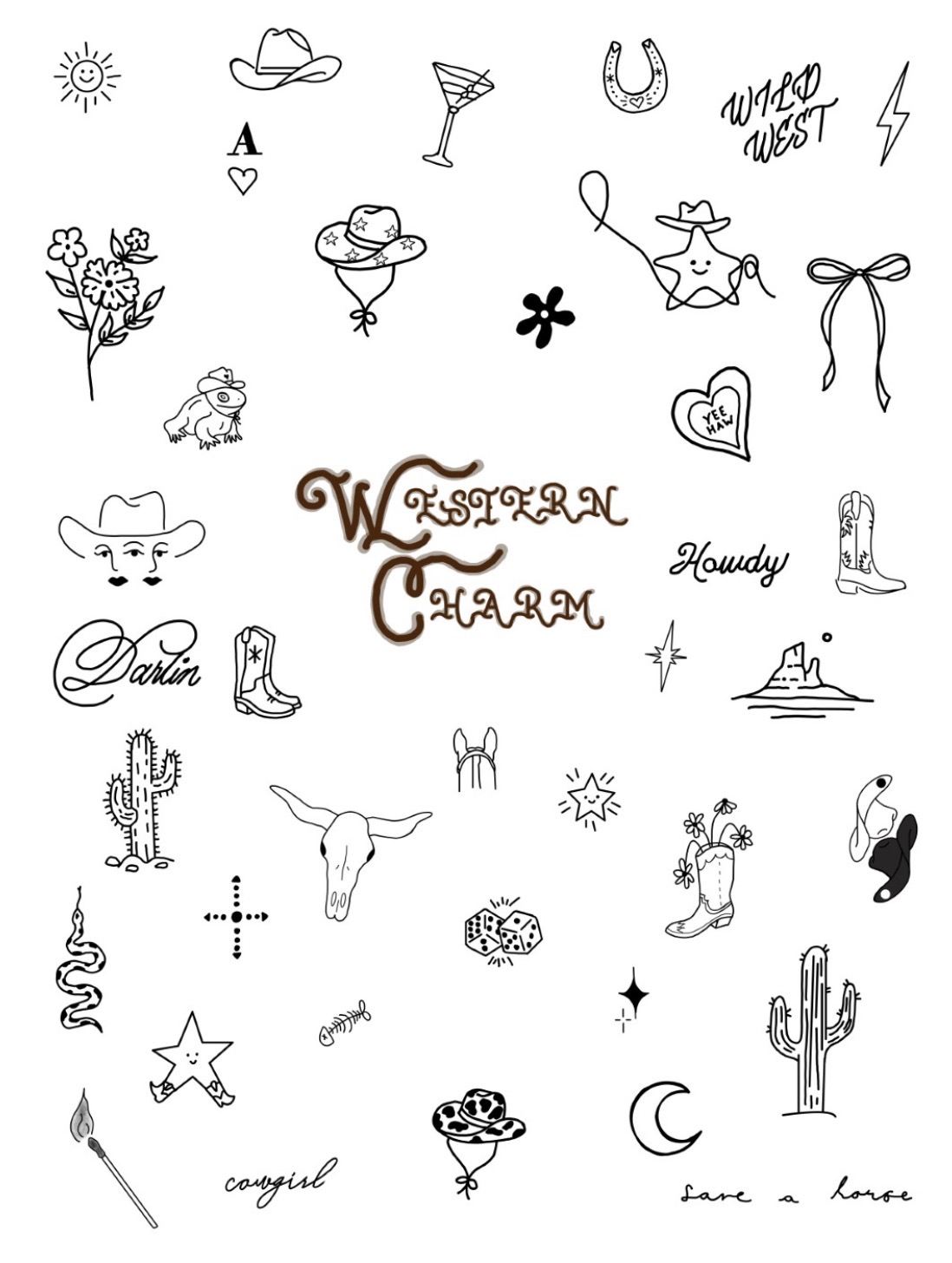 Western Charm flash sheet